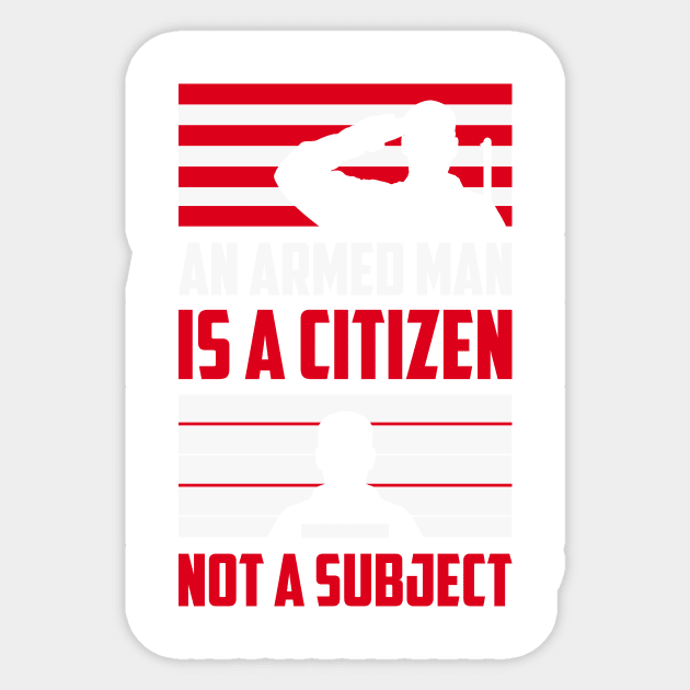 Citizens Not Subjects Sticker by veerkun